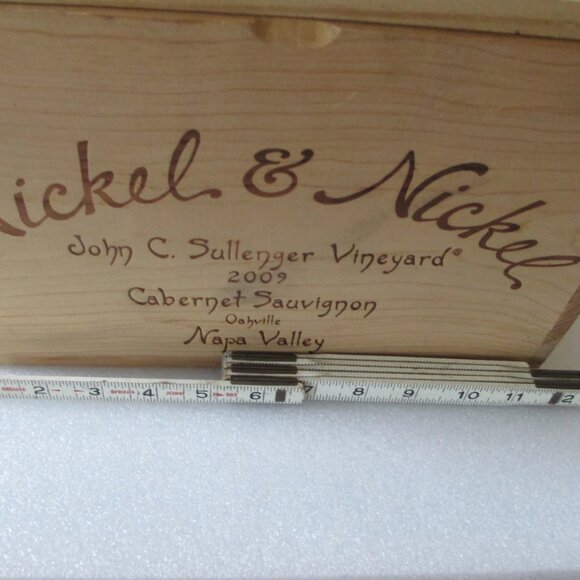 NICKEL & NICKEL WOODEN WINE CRATE - Picture 12 of 12